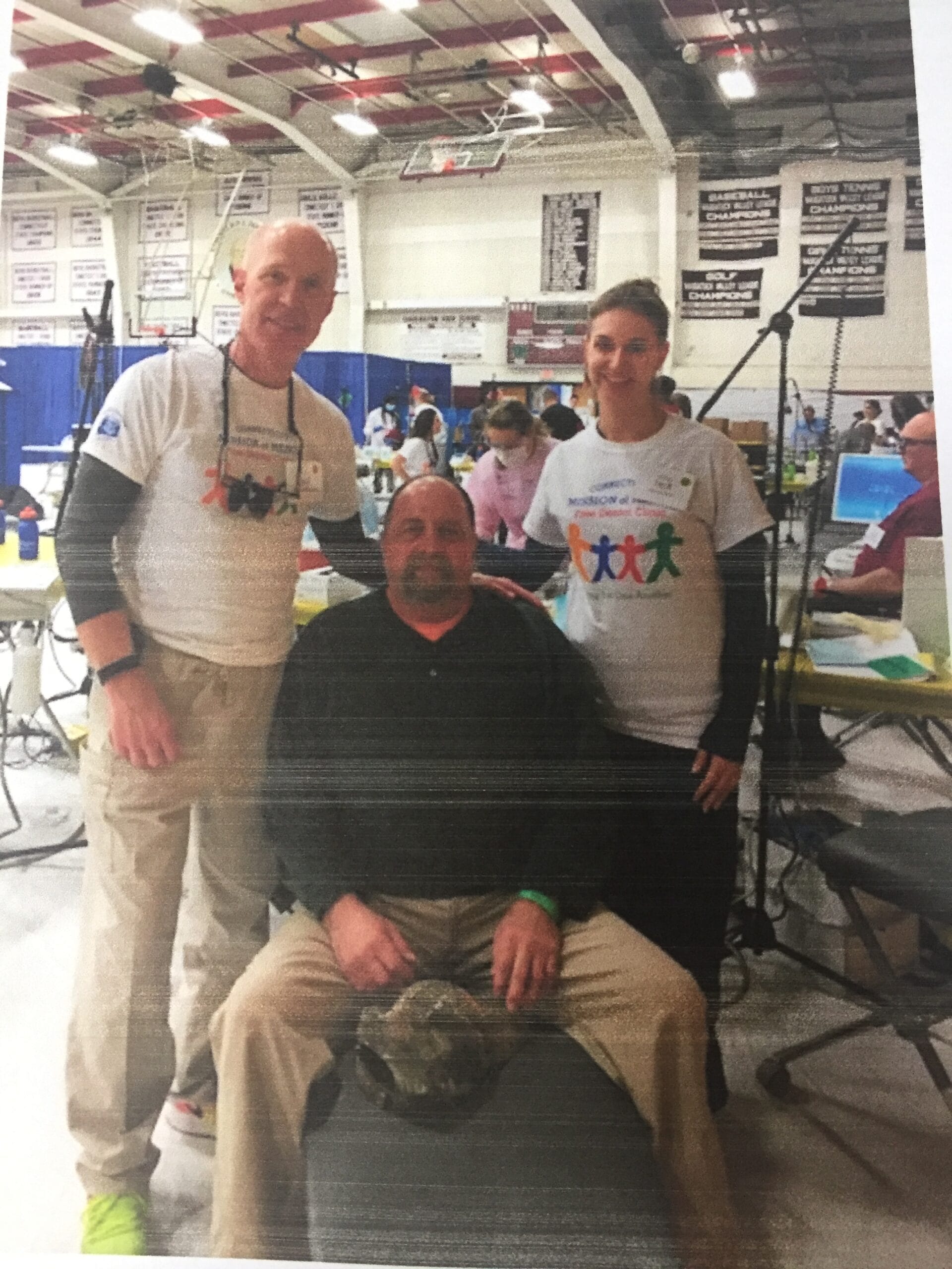 Dr. Mike and Tori at the 2018 CT Mission of Mercy